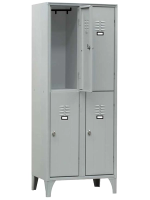 Armadio multispogliatoio sovrapposto 2+2 Vani da 70cm